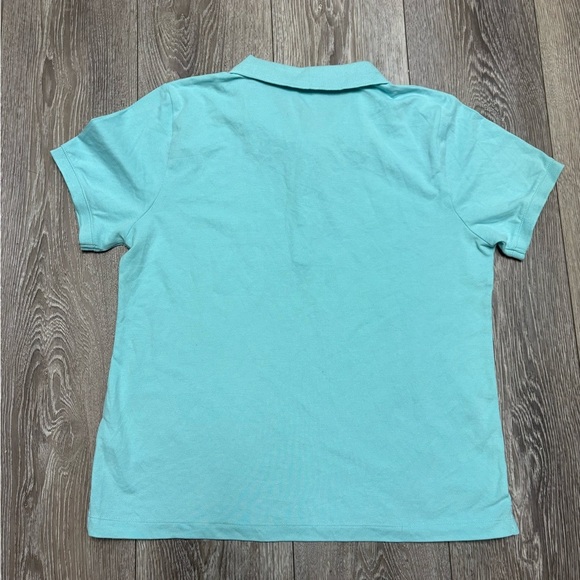 J. Crew Aqua Blue Crew Neck Shirt - Picture 7 of 9